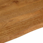 Tafelblad Met Natuurlijke Rand 40X40X2,5 Cm Massief Mangohout