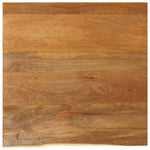 Tafelblad Met Natuurlijke Rand 60X60X2,5 Cm Massief Mangohout