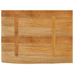 Tafelblad Met Natuurlijke Rand 70X60X2,5 Cm Massief Mangohout