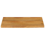 Tafelblad Met Natuurlijke Rand 80X60X2,5 Cm Massief Mangohout