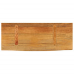 Tafelblad Met Natuurlijke Rand 80X30X3,8 Cm Massief Mangohout