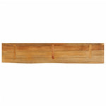 Tafelblad Met Natuurlijke Rand 180X30X3,8 Cm Massief Mangohout Gerecycled Hout (Meerkleurig)