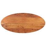 Tafelblad Ovaal 90X40X3,8 Cm Massief Acaciahout Acaciahout (Naturel)