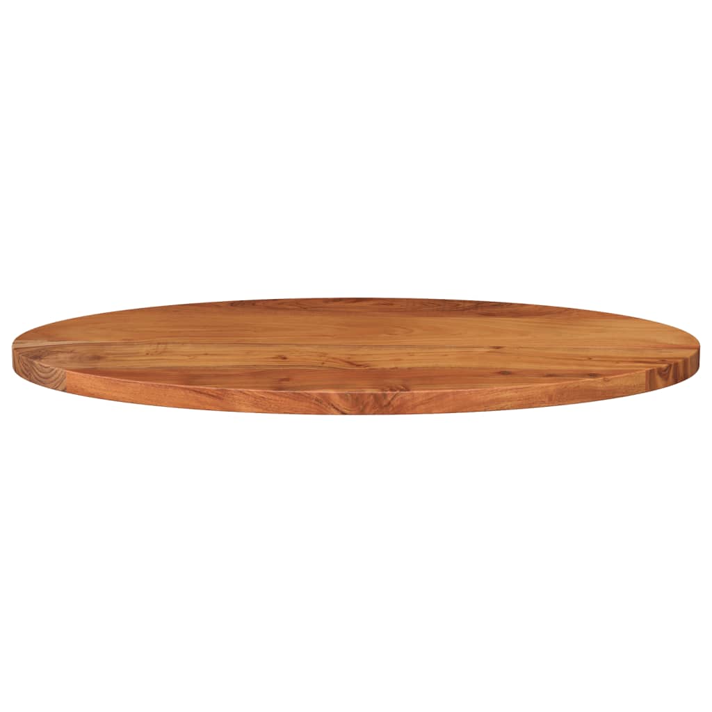 Tafelblad Ovaal 90X40X3,8 Cm Massief Acaciahout Acaciahout (Naturel)