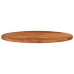 Tafelblad Ovaal 90X40X3,8 Cm Massief Acaciahout Acaciahout (Naturel)