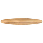 Tafelblad Ovaal 120X60X2,5 Cm Massief Mangohout Mangohout (Naturel)
