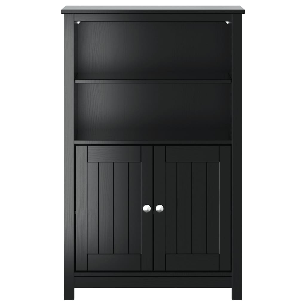 Badkamerkast Berg 69,5X34X110 Cm Massief Grenenhout