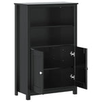 Badkamerkast Berg 69,5X34X110 Cm Massief Grenenhout