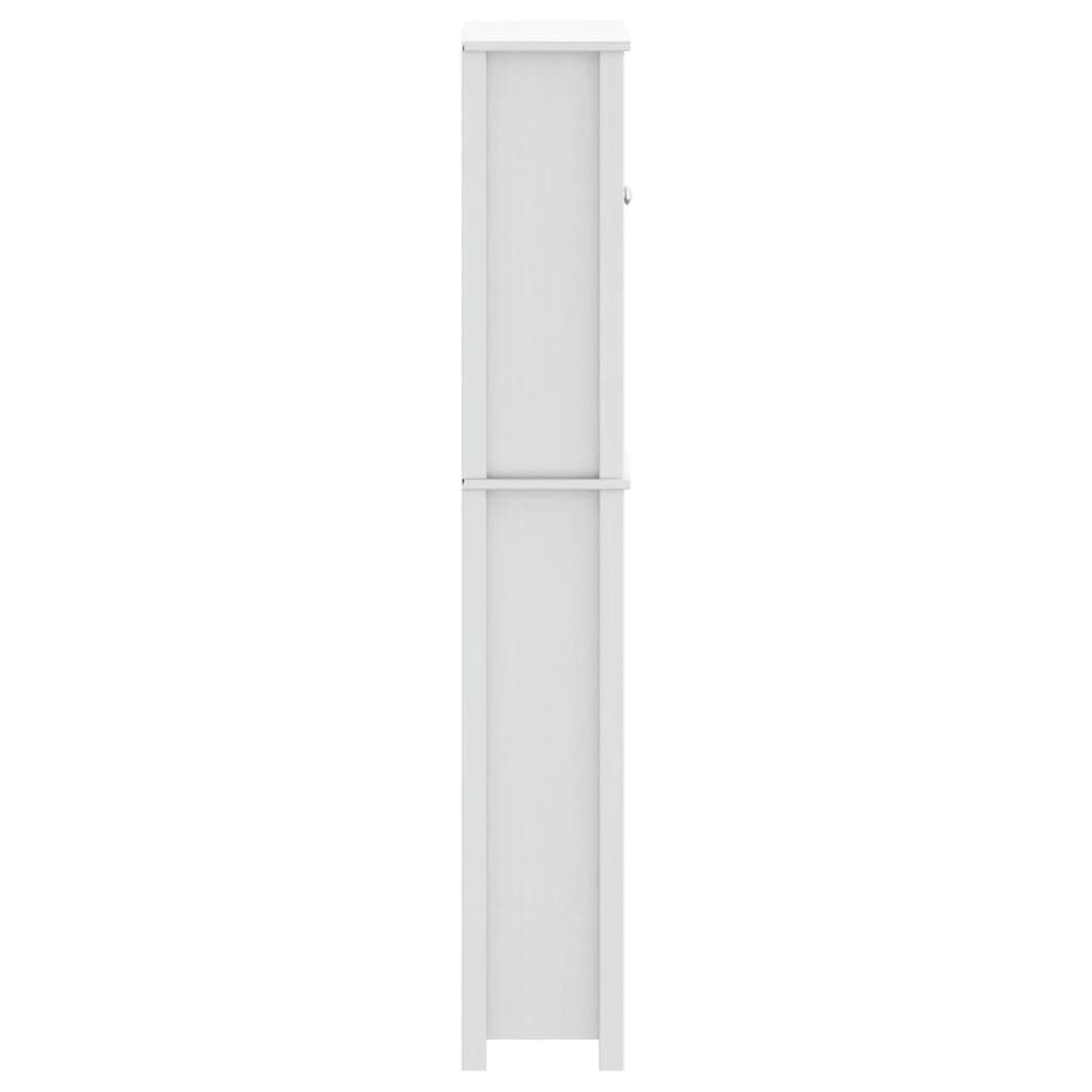 Toiletmeubel Berg 60X27X164,5 Cm Massief Hout