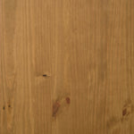 Tv-Meubel Met Glazen Deur Flam 158X40X50 Cm Massief Grenenhout Goud En Wit