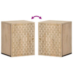 Badkamerwandkast 38X33X48 Cm Massief Mangohout