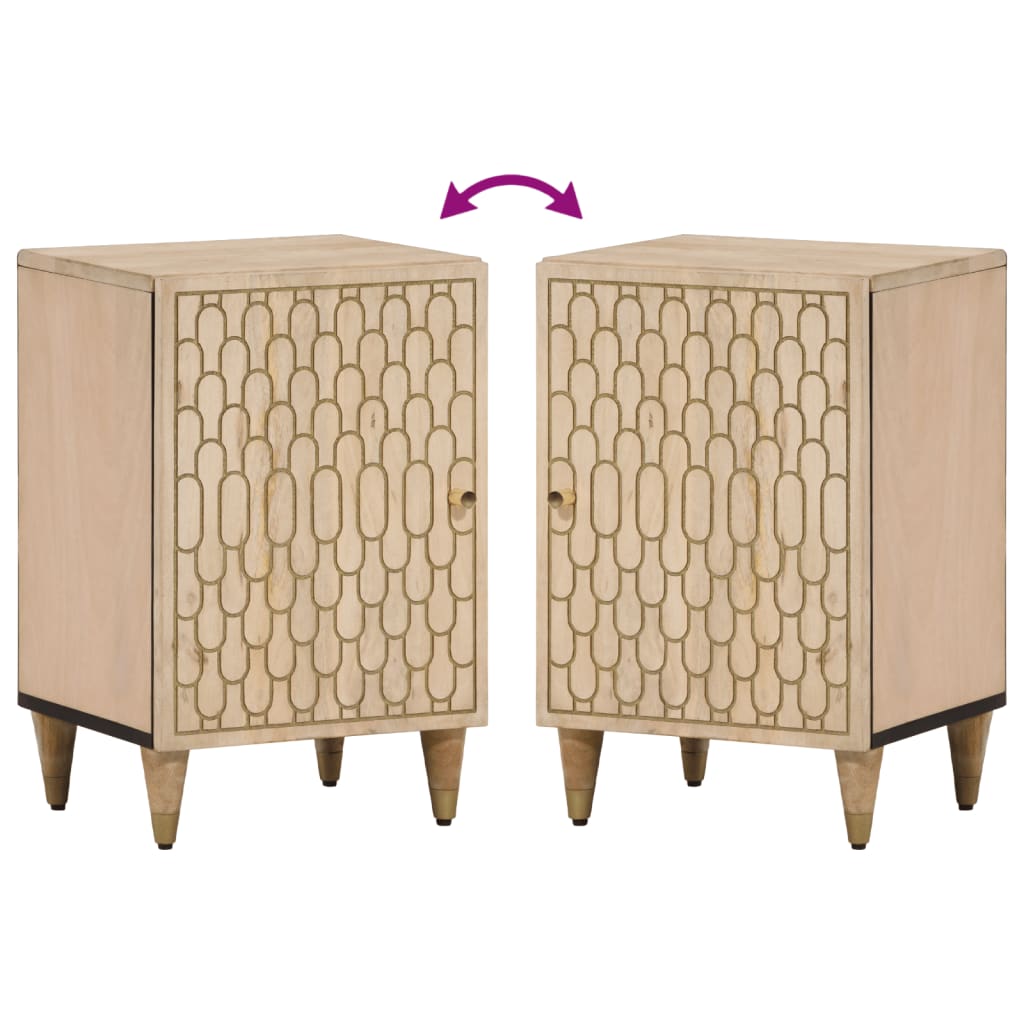 Badkamerkast 38X33X58 Cm Massief Mangohout