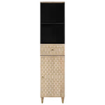 Badkamerkast 38X33X160 Cm Massief Mangohout