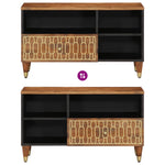 Tv-Meubel 80X33X46 Cm Massief Mangohout