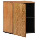 Badkamerwandkast 38X33X48 Cm Massief Mangohout
