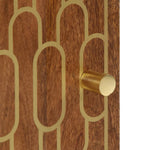 Badkamerwandkast 38X33X48 Cm Massief Mangohout