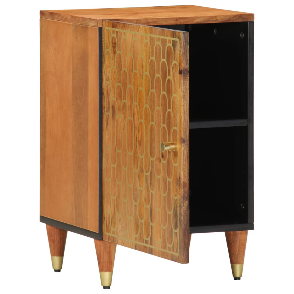 Badkamerkast 38X33X58 Cm Massief Mangohout Donkergroen