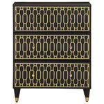 Bijzetkast 60X33X75 Cm Massief Mangohout