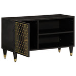 Tv-Meubel 80X31X46 Cm Massief Mangohout