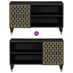 Tv-Meubel 80X31X46 Cm Massief Mangohout