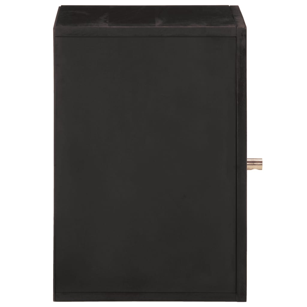 Badkamerwandkast 38X33X48 Cm Massief Mangohout