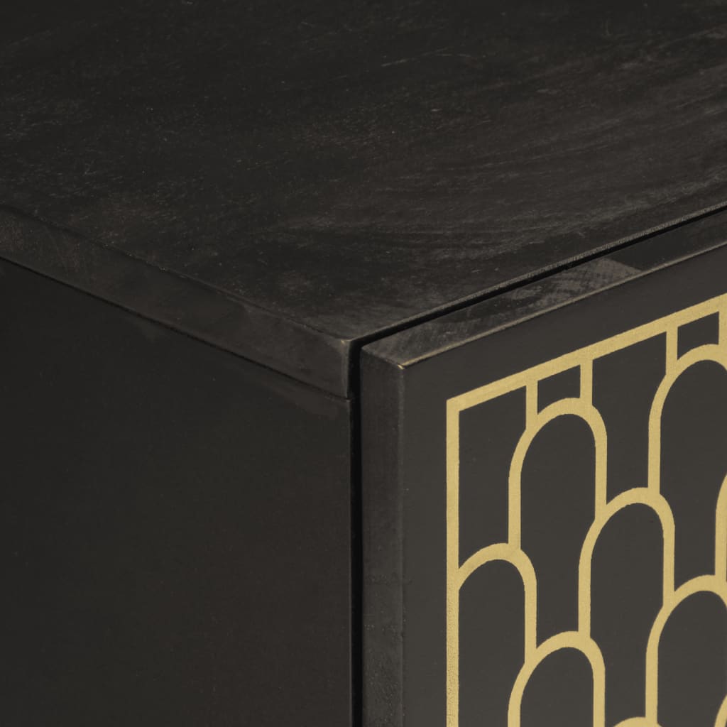 Badkamerwandkast 38X33X48 Cm Massief Mangohout