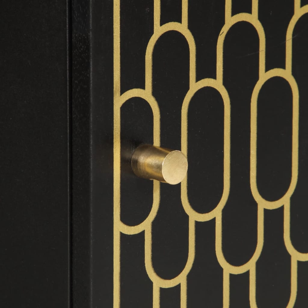 Badkamerwandkast 38X33X48 Cm Massief Mangohout