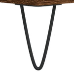 Nachtkastje 40X35X50 Cm Bewerkt Hout Bruin Eikenkleur