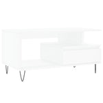Salontafel 90X49X45 Cm Bewerkt Hout