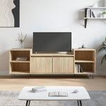 Tv-Meubel 60X35X55 Cm Bewerkt Hout Kleurig