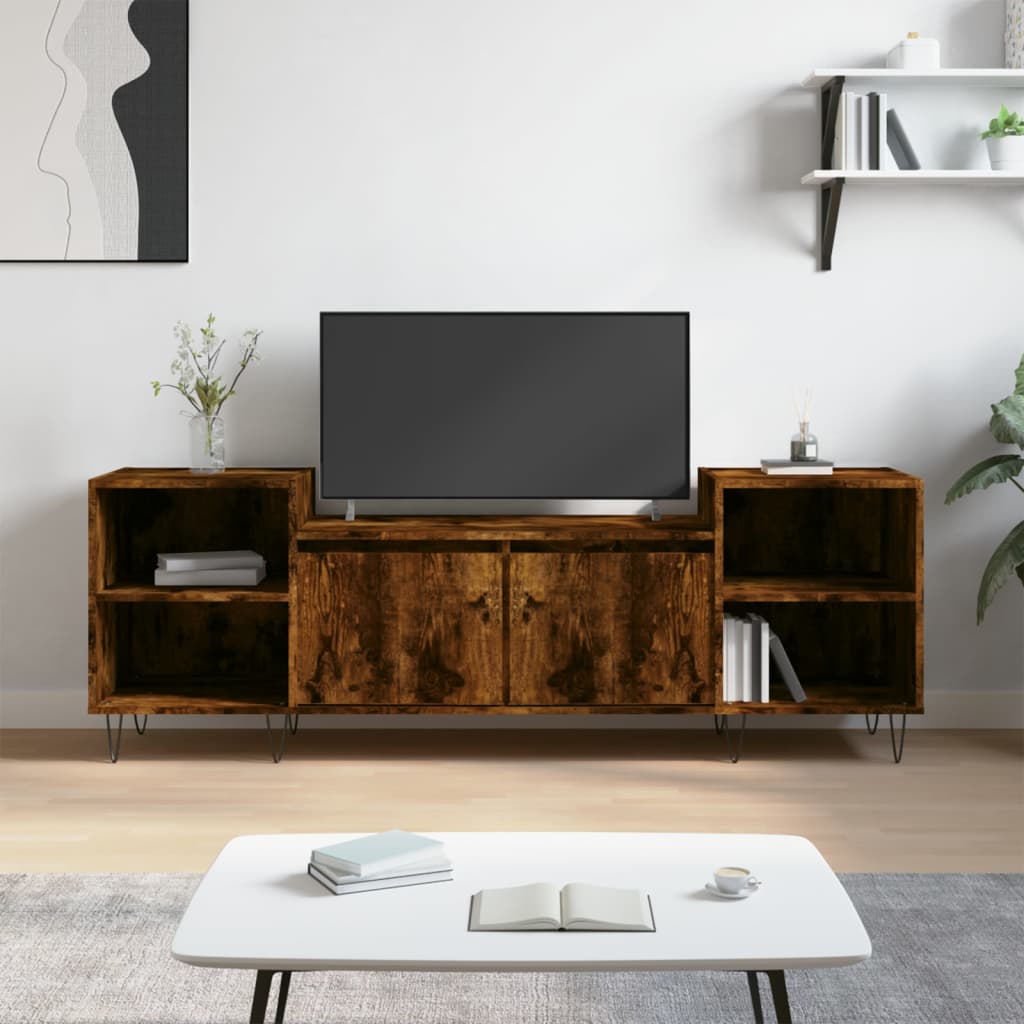 Tv-Meubel 60X35X55 Cm Bewerkt Hout Kleurig