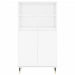 Hoge Kast 60X36X110 Cm Bewerkt Hout
