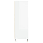 Hoge Kast 60X36X110 Cm Bewerkt Hout