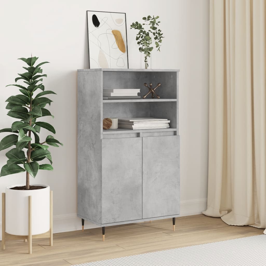 Hoge Kast 60X36X110 Cm Bewerkt Hout