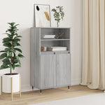 Hoge Kast 60X36X110 Cm Bewerkt Hout