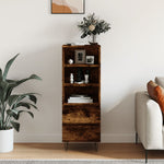 Hoge Kast 40X36X110 Cm Bewerkt Hout