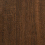 Wandkast 69,5X34X90 Cm Bewerkt Hout Bruin Eikenkleur