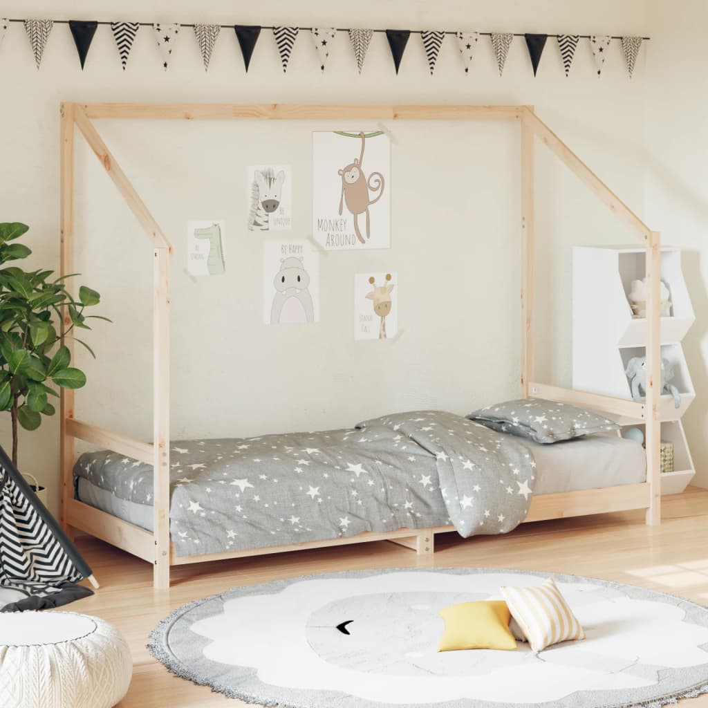Kinderbedframe Massief Grenenhout
