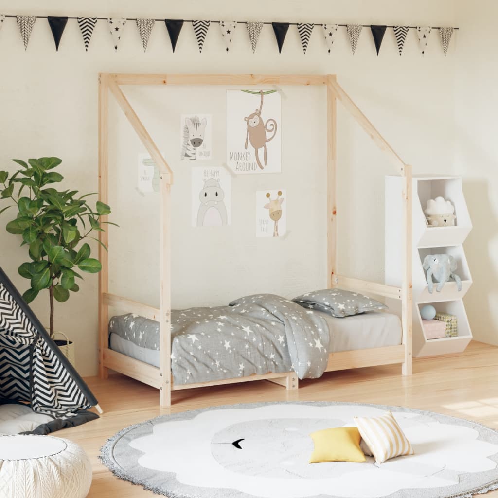 Kinderbedframe Massief Grenenhout