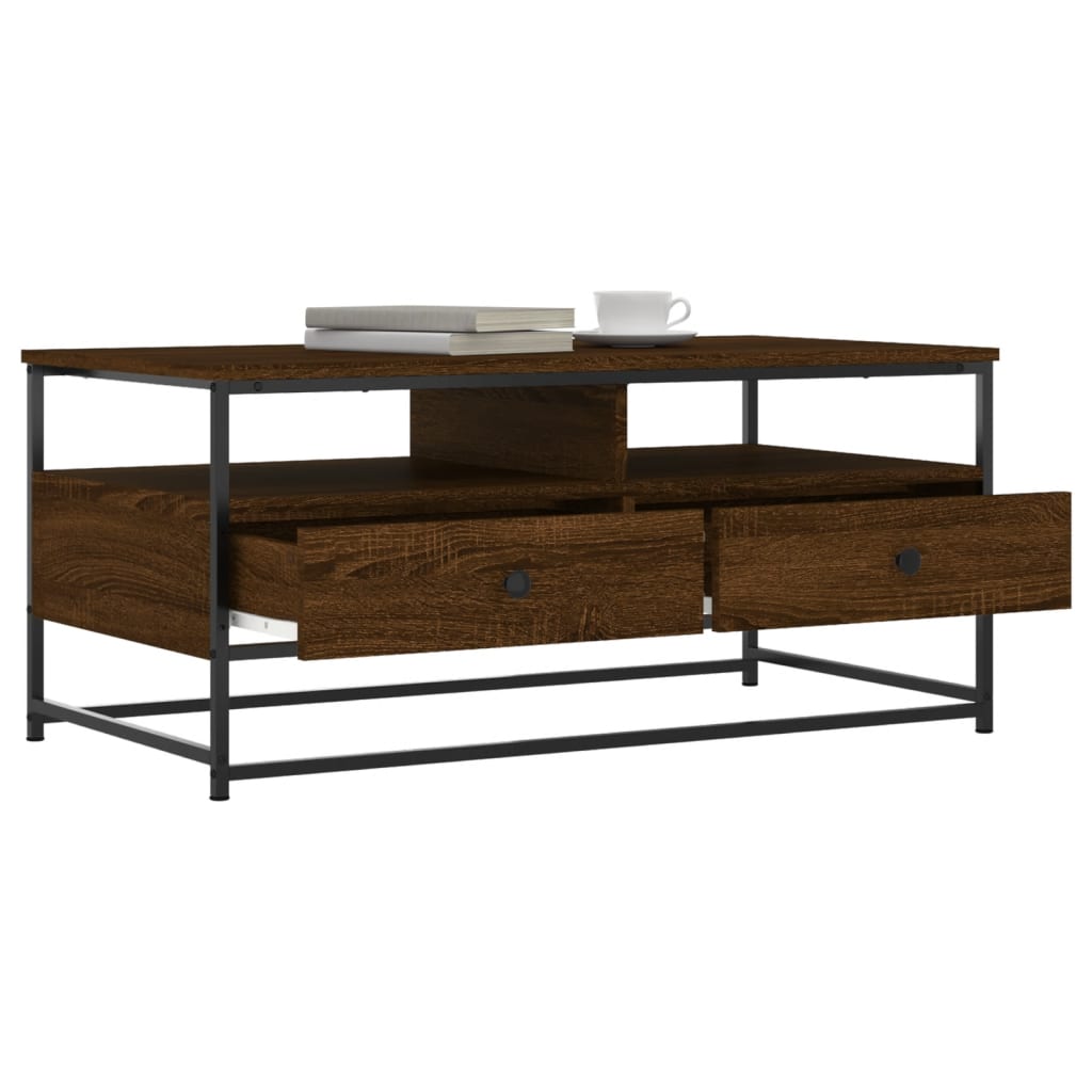 Salontafel Bewerkt Hout