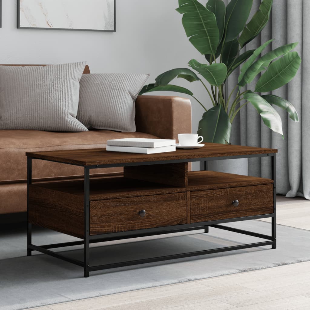 Salontafel Bewerkt Hout