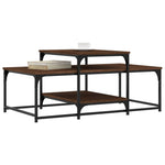 Salontafel 102X60X45 Cm Bewerkt Hout