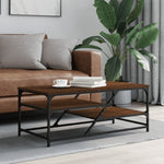 Salontafel 100X49X40 Cm Bewerkt Hout