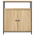 Dressoir 70X30X80 Cm Bewerkt Hout Kleurig