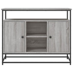 Dressoir 100X35X80 Cm Bewerkt Hout