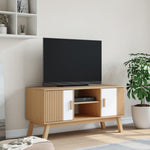 Tv-Meubel Olden 114X43X57 Cm Massief Grenenhout