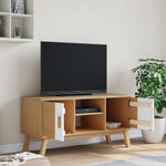 Tv-Meubel Olden 114X43X57 Cm Massief Grenenhout