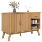 Dressoir Olden 114X43X73,5 Cm Massief Grenenhout