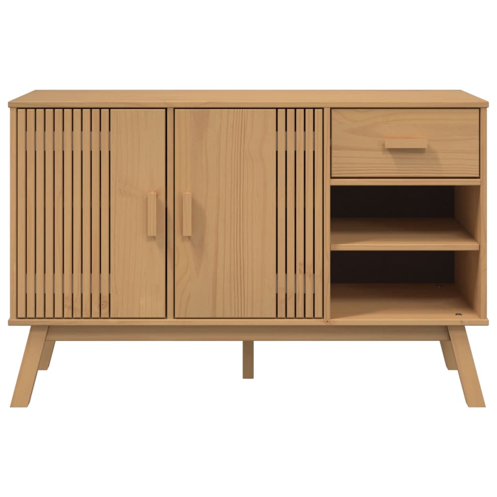 Dressoir Olden 114X43X73,5 Cm Massief Grenenhout