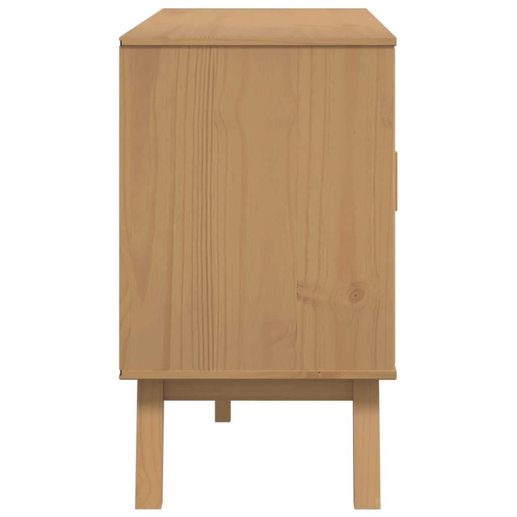 Dressoir Olden 114X43X73,5 Cm Massief Grenenhout